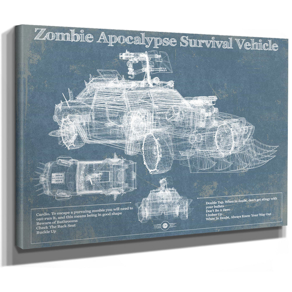 Zombie Apocalypse Survival Vehicle Original Patent Print