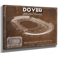 Dover International Speedway NASCAR Race Track Print