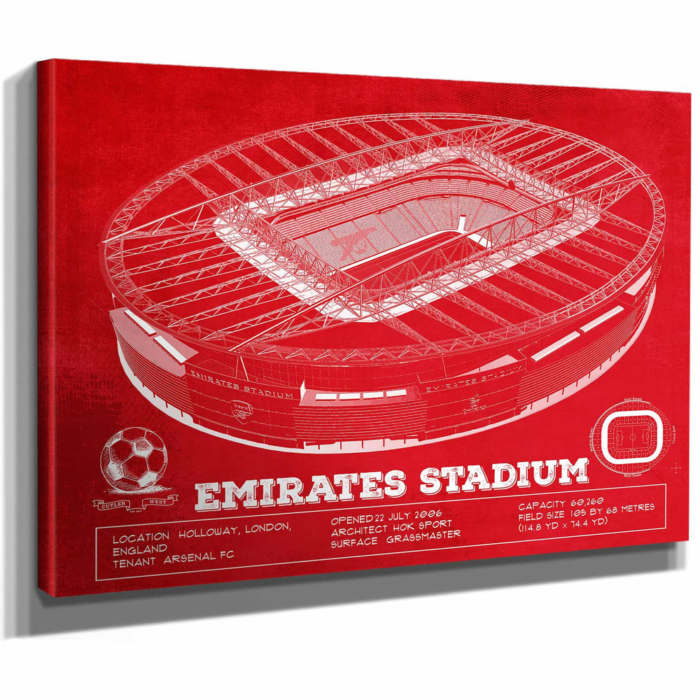 Arsenal Football Club - Emirates Stadium Soccer Print