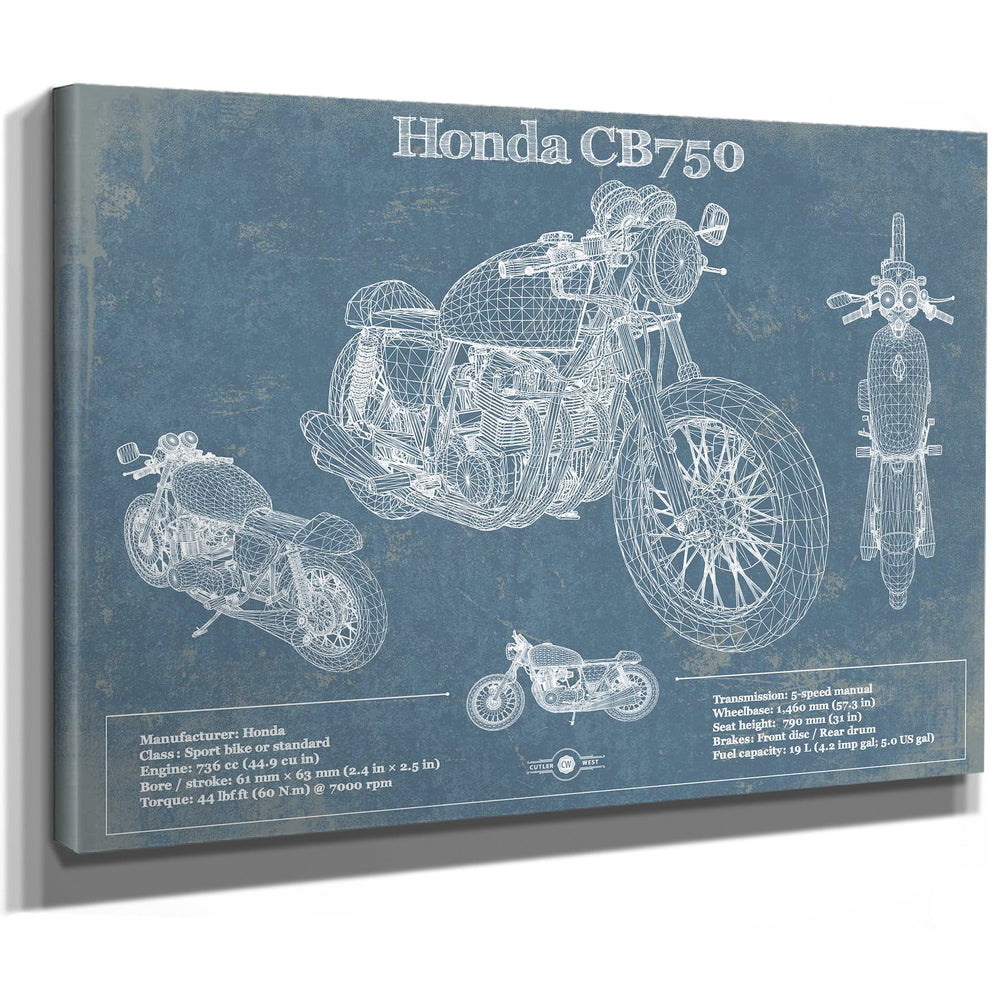 Honda CB750 Motorcycle Patent Print