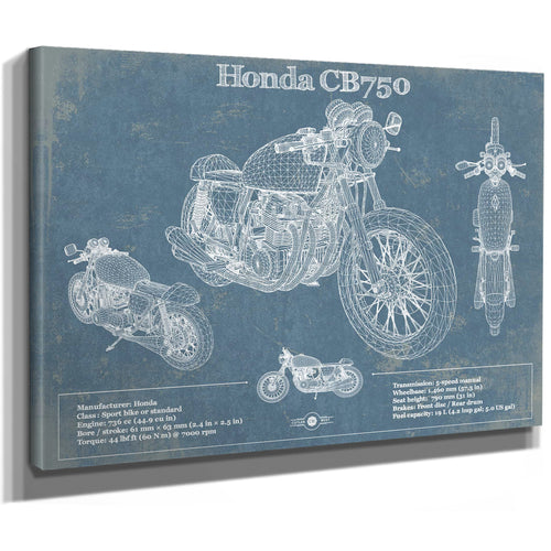 Honda CB750 Motorcycle Patent Print
