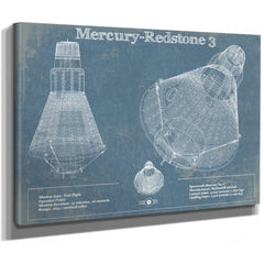 Mercury-Redstone 3 (Freedom 7) NASA Aviation Space Print