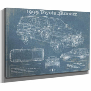 1999 Toyota 4runner Vintage Blueprint Auto Print