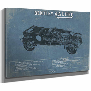 Bentley 4½ Litre Vintage Car Print