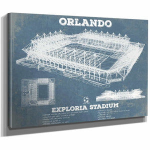Orlando City Soccer Club - Exploria Stadium Soccer Print