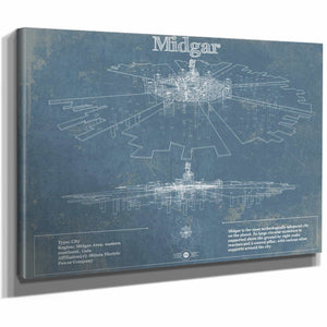 Final Fantasy Midgar Blueprint