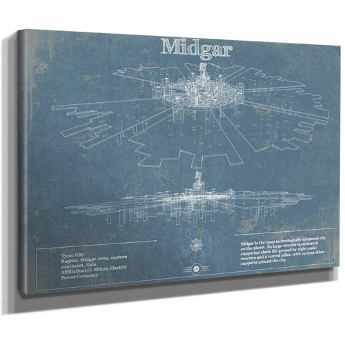 Final Fantasy Midgar Blueprint