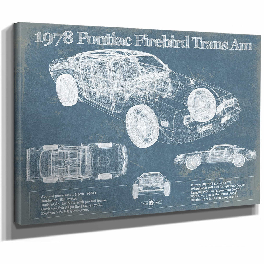 1978 Pontiac Firebird Trans Am Vintage Auto Print