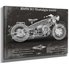BMW R7 Nostalgia 2020 Blueprint Motorcycle Patent Print