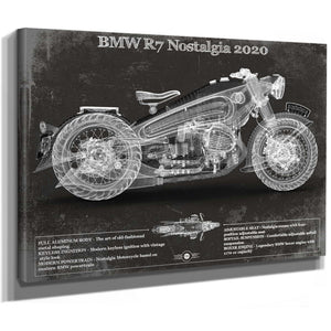 BMW R7 Nostalgia 2020 Blueprint Motorcycle Patent Print