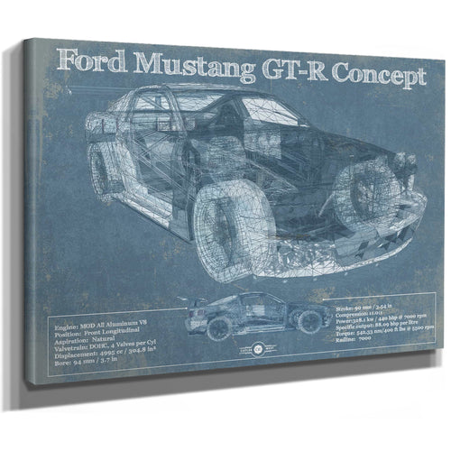 Ford Mustang GT-R Concept Race Car Print