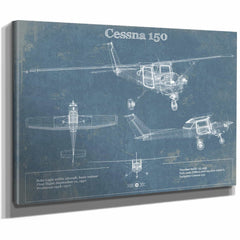 Cessna 150 Original Blueprint Art