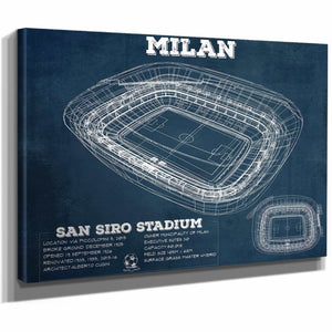 AC Milan San Siro Stadium Soccer Print