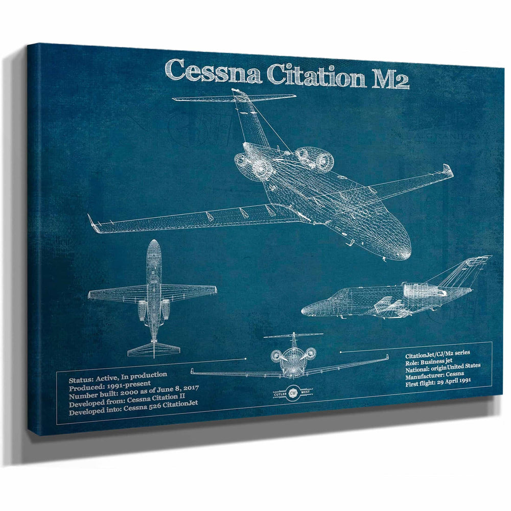 Cessna Citation M2 Original Blueprint Art