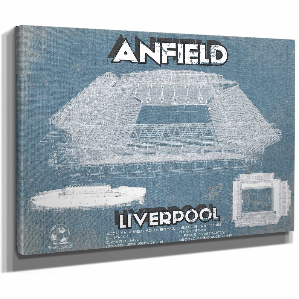 Liverpool F.C - Anfield European Football / Soccer Team Color Print
