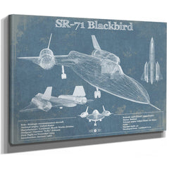 SR-71 Blackbird Black Version - Aircraft Original Military Wall Art