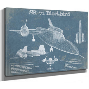 SR-71 Blackbird Black Version - Aircraft Original Military Wall Art