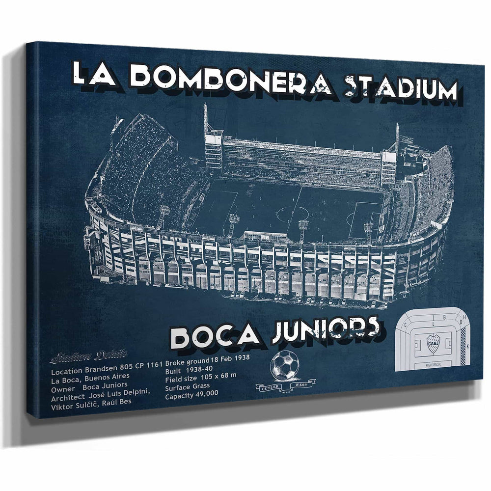 Boca Juniors F.C La Bombonera Stadium Soccer Print 2