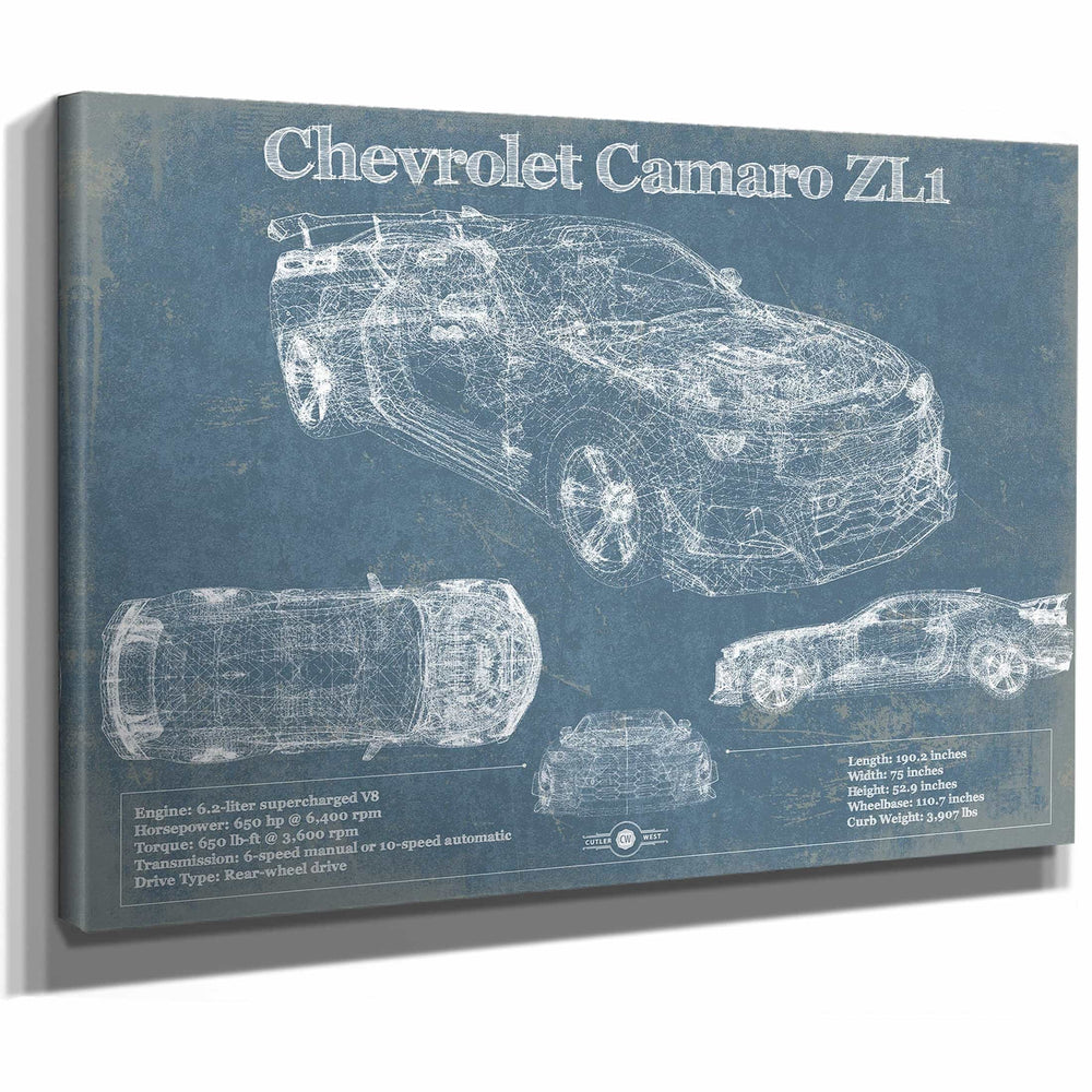 Chevrolet Camaro ZL1 Original Vintage Car Print