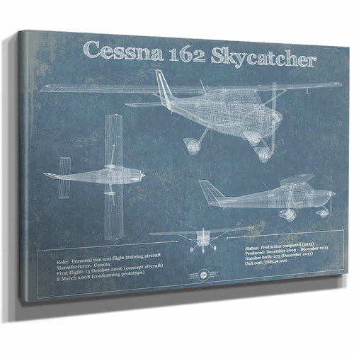 Cessna 162 Skycatcher Original Blueprint Art