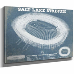 India national football team - Salt Lake Stadium Soccer Print