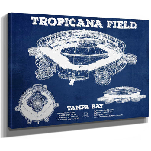 Tampa Bay Rays Tropicana Field Vintage Wall Art