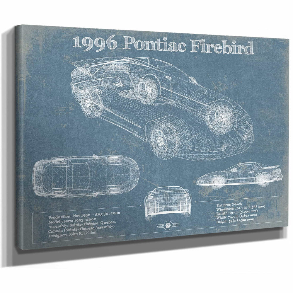 1996 Pontiac Firebird Trans Am Vintage Auto Print