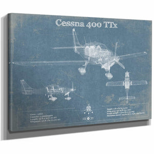 Cessna 400 TTX Original Blueprint Art