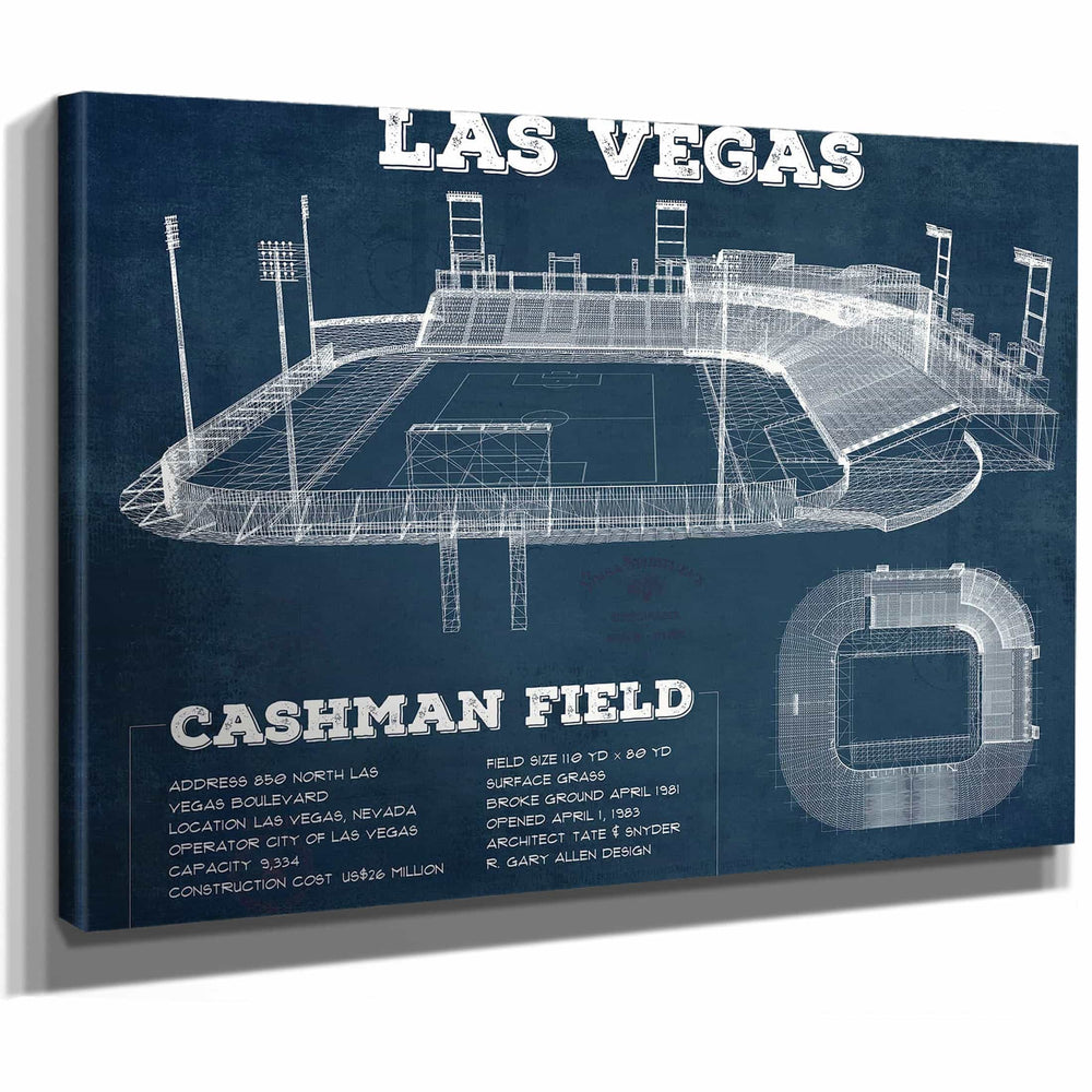 Las Vegas Lights- Vintage Cashman Field MLS Soccer Print