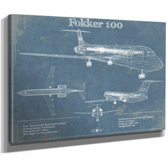 Fokker 100 Jet Wall Art