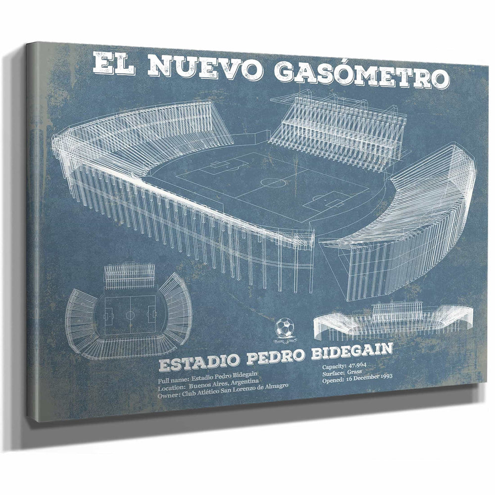 El Nuevo Gasómetro Print Club Atlético San Lorenzo De Almagro Soccer Print