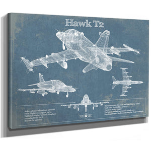 HAWK T2 Blueprint Original Military Wall Art