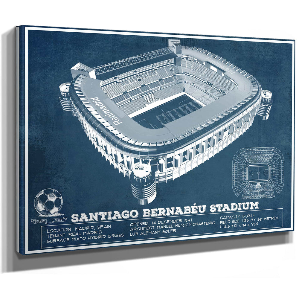 Real Madrid Football Club - Santiago Bernabeu Stadium Soccer Print