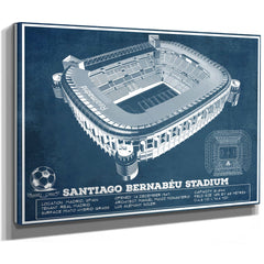 Real Madrid Football Club - Santiago Bernabeu Stadium Soccer Print