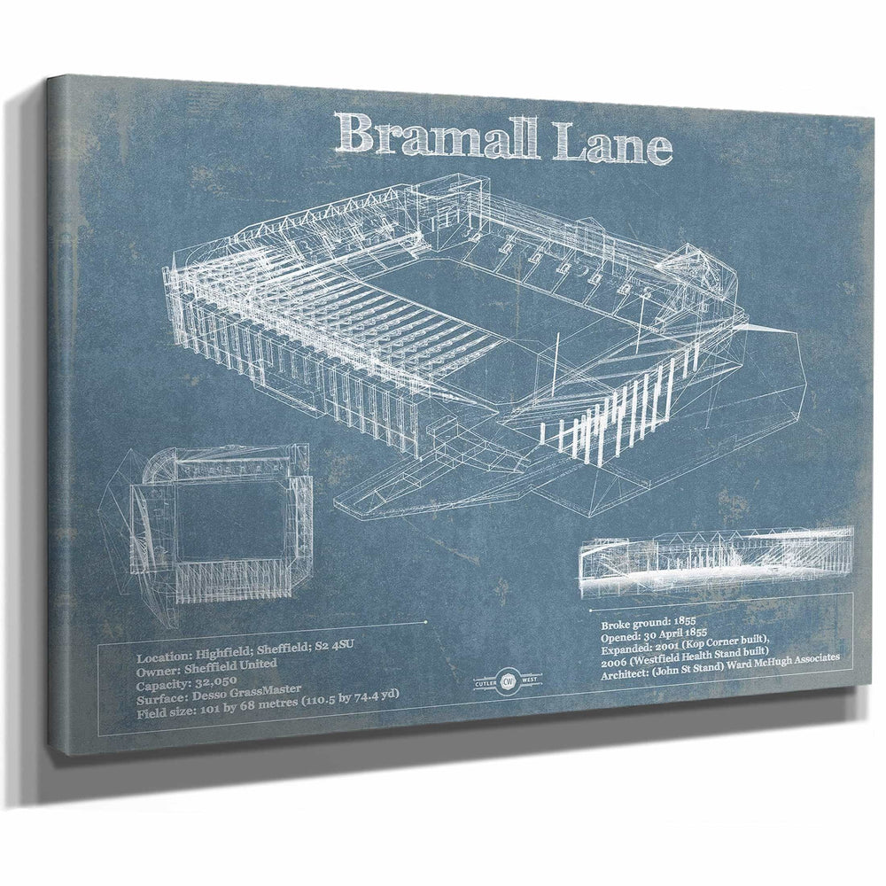 Bramall Lane Football Stadium Soccer Print