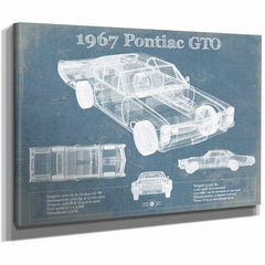 1967 Pontiac GTO Vintage Auto Print