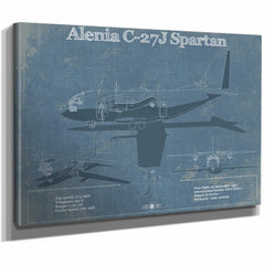 Alenia C-27J Spartan Patent Blueprint Original Military Wall Art