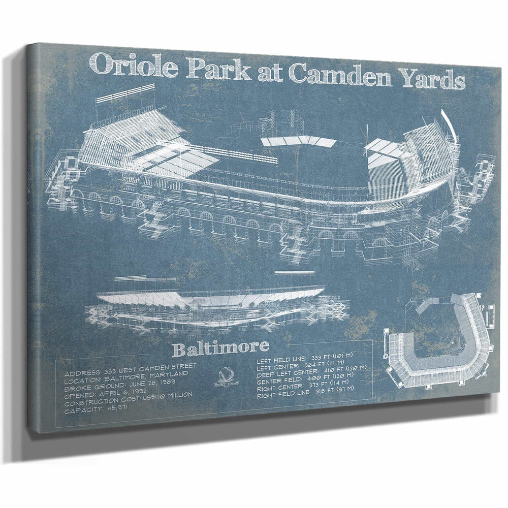 Oriole Park at Camden Yards Baseball Print