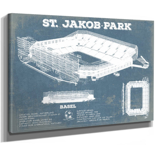 Basel Football Club St. Jakob Park Soccer Print