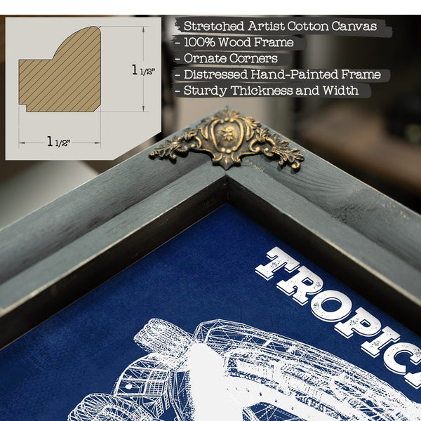 Tampa Bay Rays Tropicana Field Vintage Wall Art