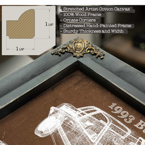 1993 Buick Riviera Vintage Blueprint Auto Print