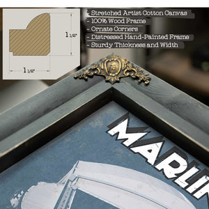 Miami Marlins - Marlins Park Vintage Baseball Fan Print