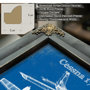 Cessna 172 Skyhawk Original Blueprint Art
