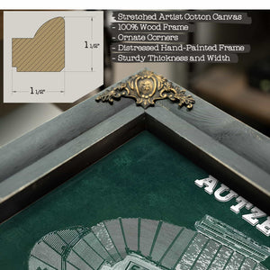 Vintage Autzen Stadium - Oregon Ducks Football Print