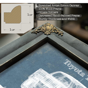 2010 Toyota Tundra Vintage Blueprint Auto Print