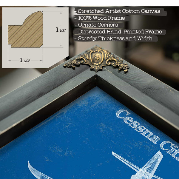 Cessna Citation Longitude Original Blueprint Art