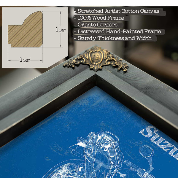 Suzuki GSR600 Blueprint Motorcycle Patent Print