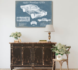 Cutler West 1967 Pontiac GTO Vintage Auto Print
