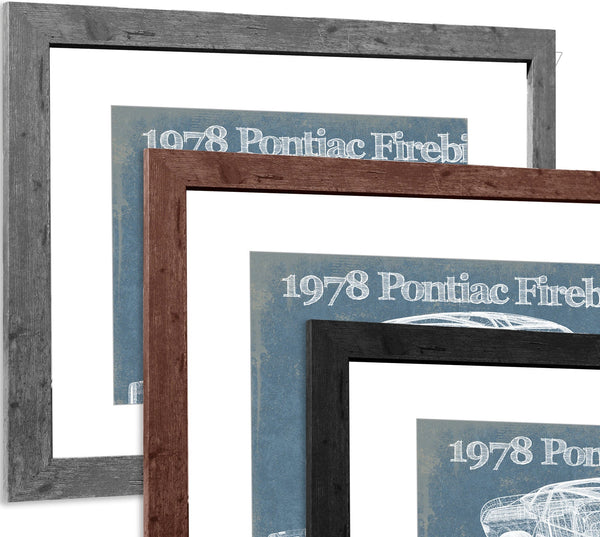 14" x 11" / Greyson Frame Cutler West 1978 Pontiac Firebird Trans Am Vintage Auto Print