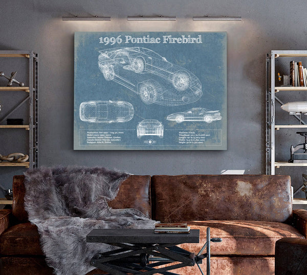 Cutler West 1996 Pontiac Firebird Trans Am Vintage Auto Print